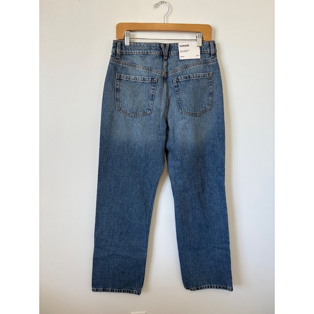 New Garage Droit Années 90 '90s Straight Jeans – Cyrus Blue – Size 9/29 - Picture 5 of 6